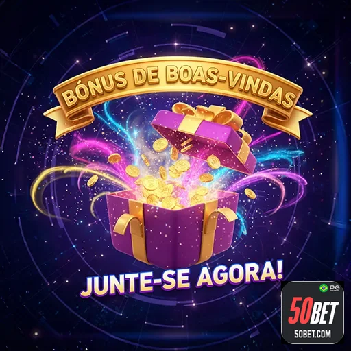 Imagem promocional do bônus 07 do 50bet, site de apostas e cassino online com destaque para oferta especial.